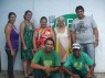 Equipe do Mesa Brasil com as idosas e assistente social do Asilo. 