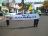 Abertura do desfile do Asilo com o vice-presidente Francisco Figueir e sua esposa Sonia.  